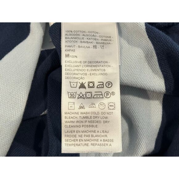 Men’s Levi Striped Polo Blue Short Sleeve Size 3X Preppy - Picture 12 of 15